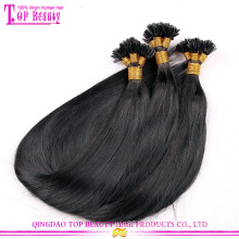 Wholesale Factory Price U Tip Hair Extension Peruvian Hair Straight Unprocessed U Tip Hair